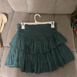 Mini ruffle skirt